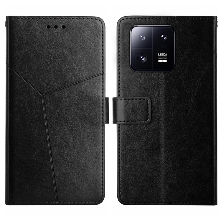 Xiaomi 13 5G Fodral Y-Design Läder Svart