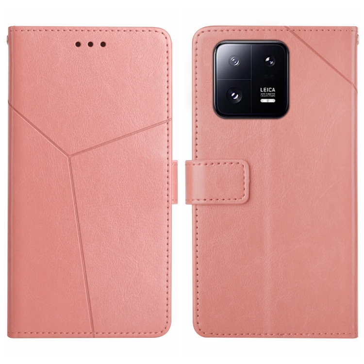  Xiaomi 13 5G Fodral Y-Design Läder Roséguld