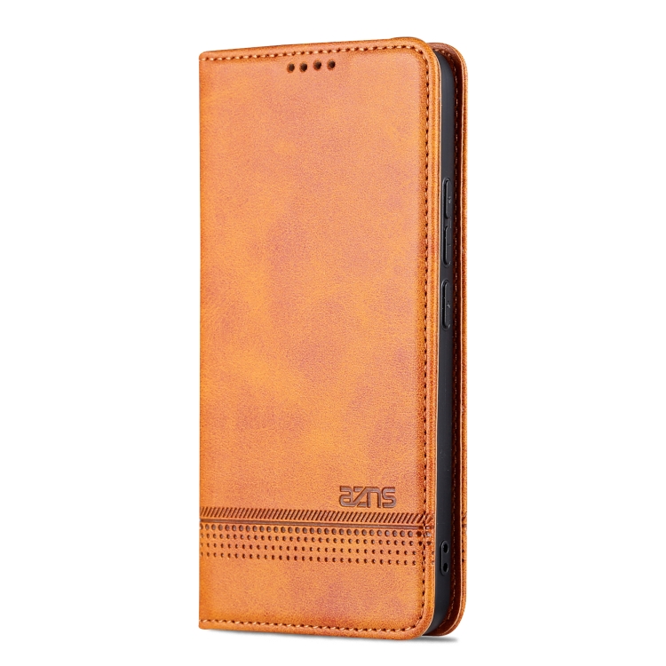 AZNS AZNS Xiaomi 13 5G Fodral Flip Läder Ljus Brun