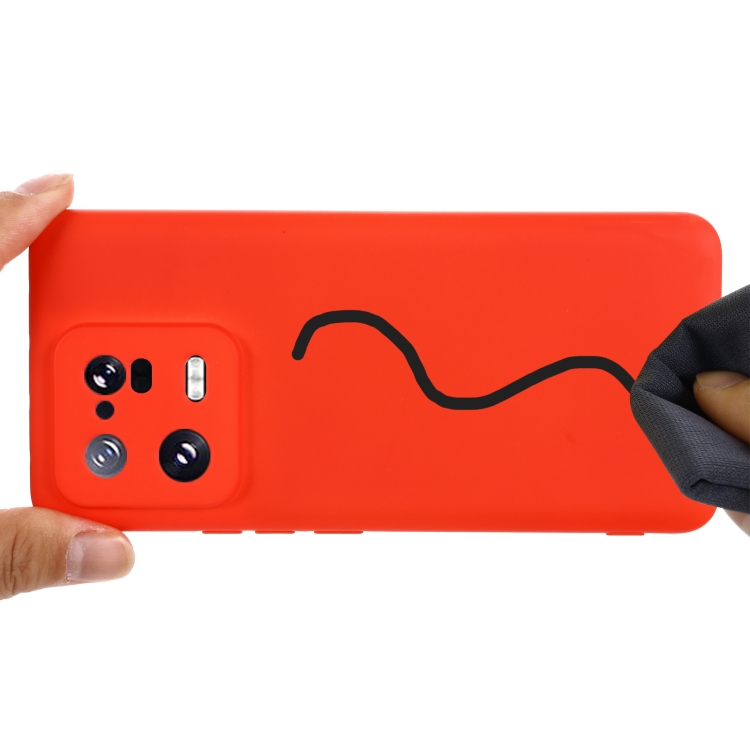  Xiaomi 13 Pro 5G Skal Liquid Silikon Röd