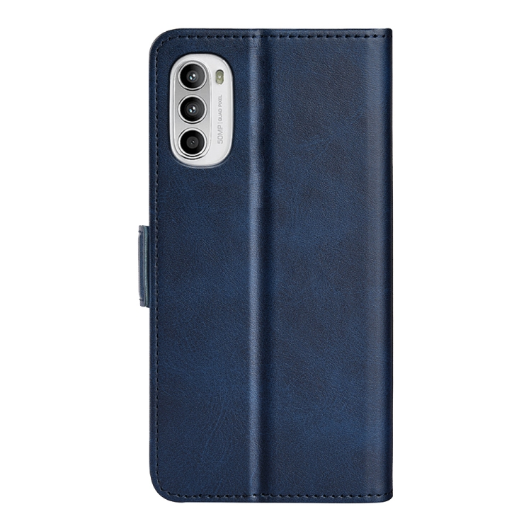  Motorola Moto G52/G82 Fodral Magnetisk Stängning Blå