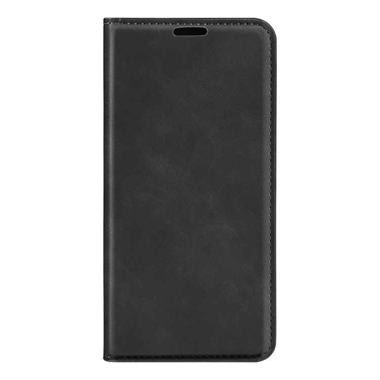  Motorola Moto G52/G82 Fodral Flip Retro Läder Svart