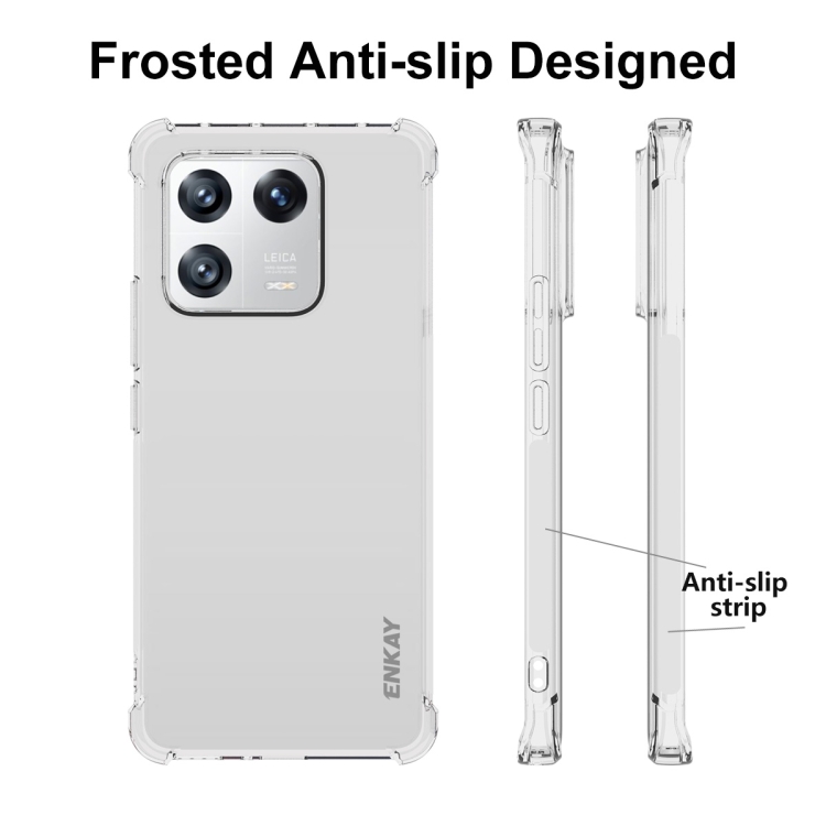 ENKAY ENKAY Xiaomi 13 Pro 5G Skal Shockproof TPU Transparent