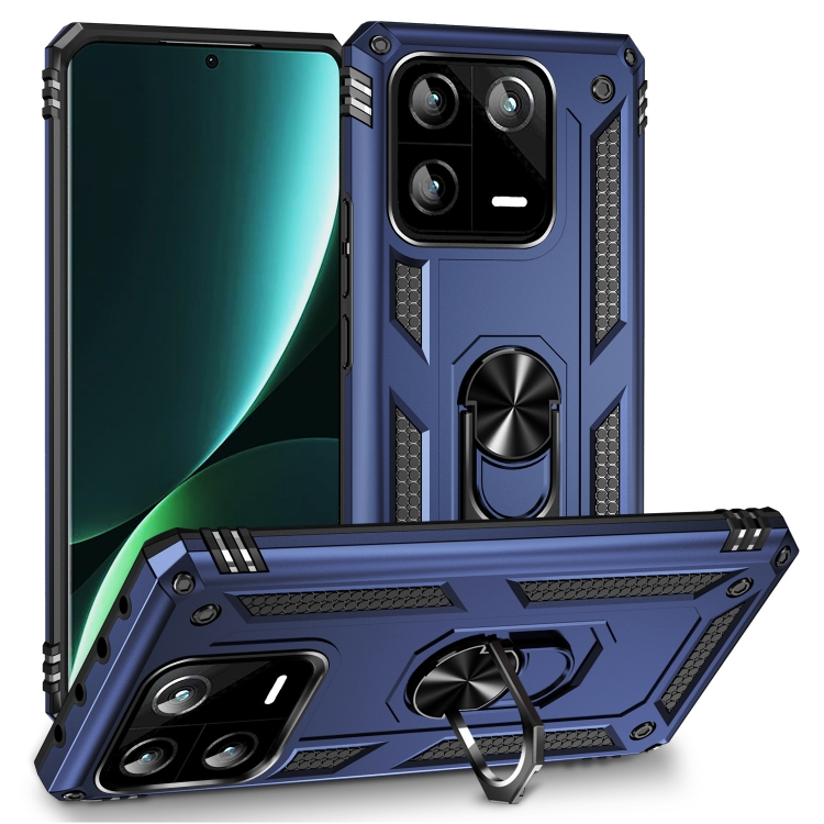  Xiaomi 13 Pro 5G Skal Ring Armor Blå