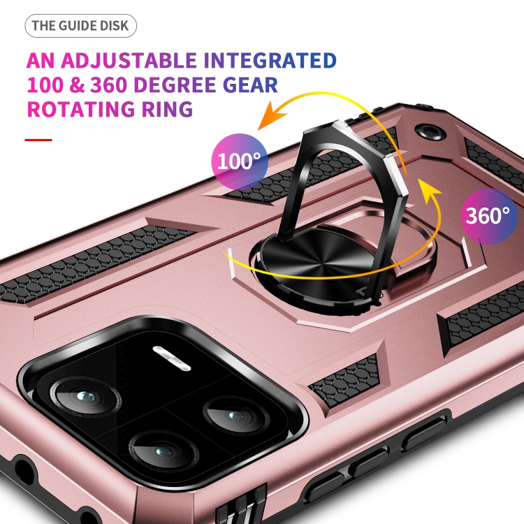  Xiaomi 13 Pro 5G Skal Ring Armor Roséguld