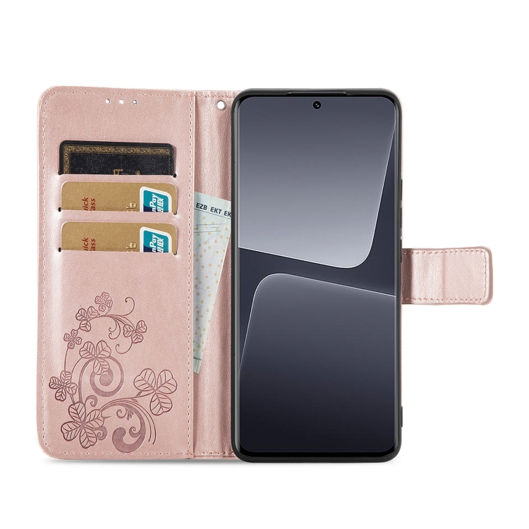  Xiaomi 13 Pro 5G Fodral Med Blommigt Tryck Roséguld