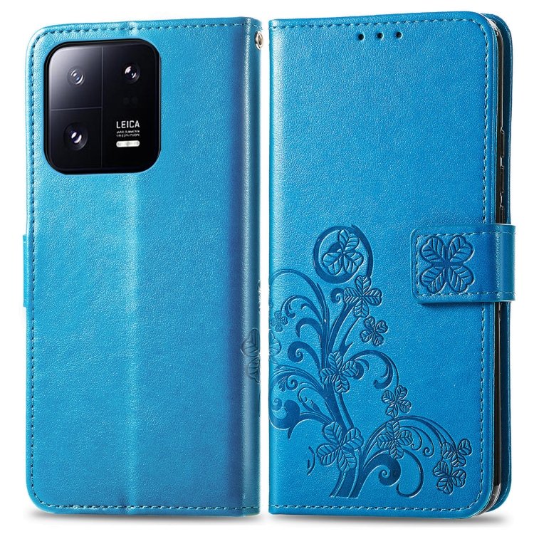  Xiaomi 13 Pro 5G Fodral Med Blommigt Tryck Blå
