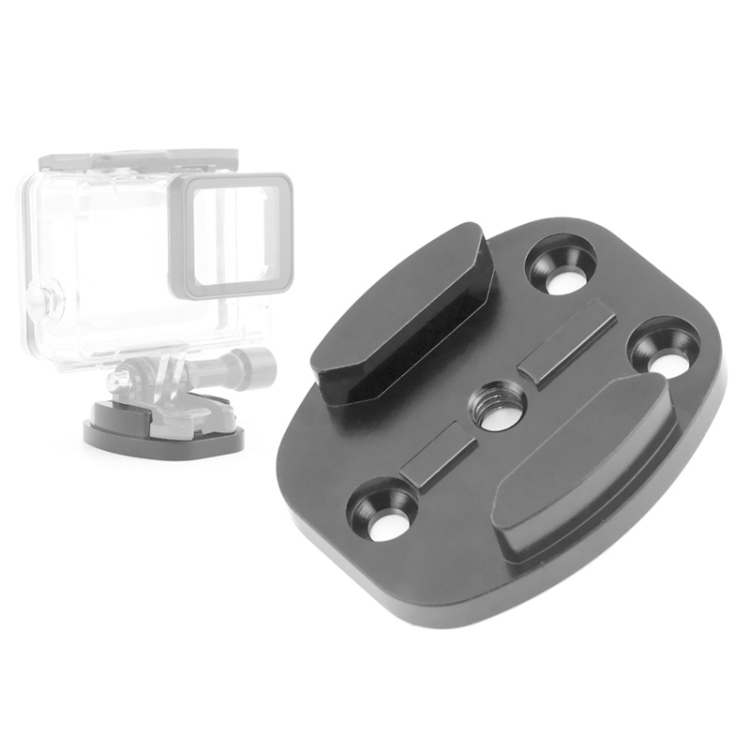 Aluminium Quick Release Bas För Actionkamera Svart