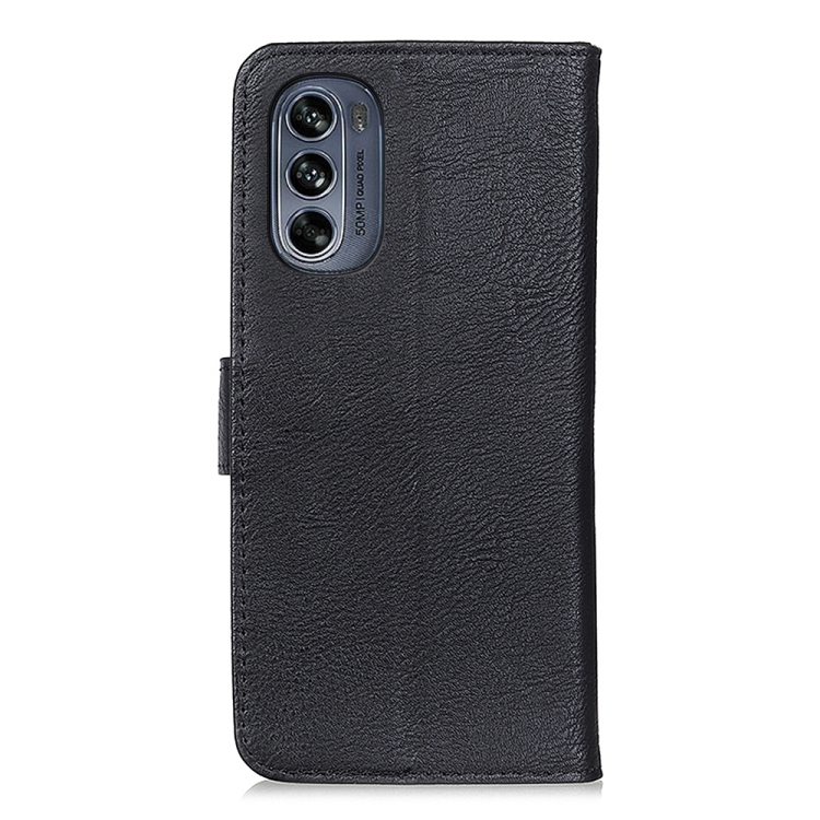 KHAZNEH KHAZNEH Motorola Moto G62 5G Fodral Läder Svart