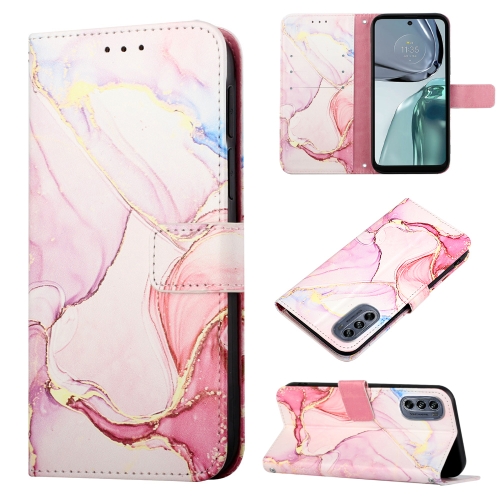  Motorola Moto G62 5G Fodral Marmor Roséguld