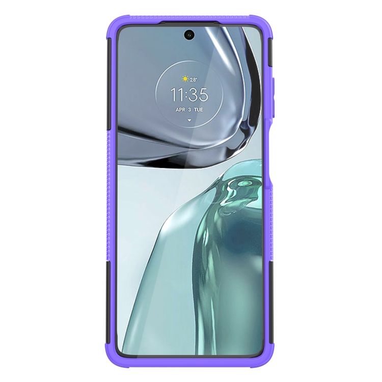  Motorola Moto G62 5G Skal Ultimata Stöttåligt med Stöd Lila