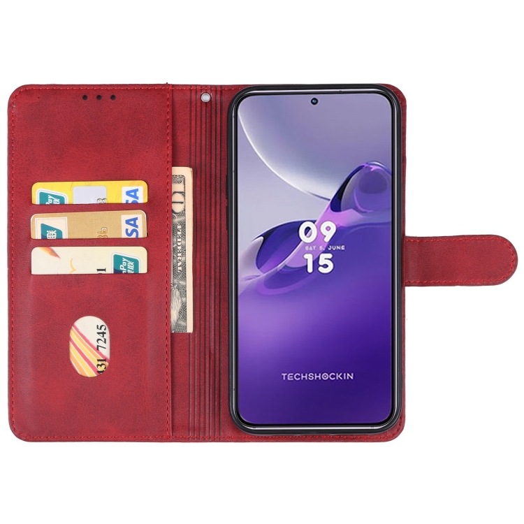  Samsung Galaxy A24 5G Fodral Läder Röd