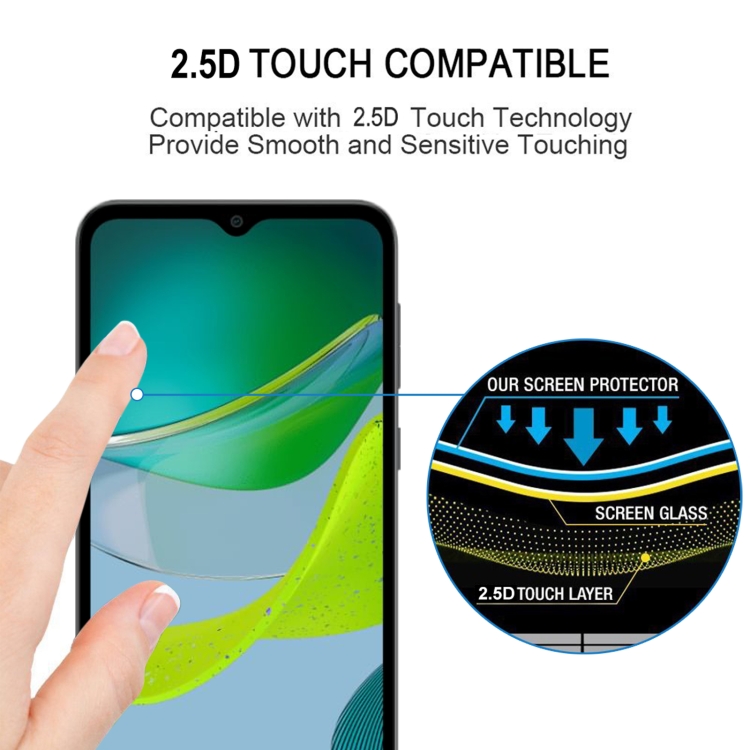  Motorola Moto E13 Skärmskydd Heltäckande Härdat Glas
