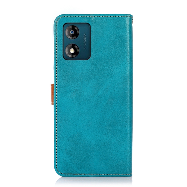 KHAZNEH KHAZNEH Motorola Moto E13 Fodral Dual-Color Blå