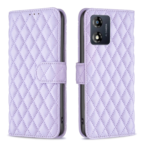  Motorola Moto E13 Fodral Diamond Läder Lila