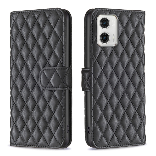  Motorola Moto G73 5G Fodral Diamond Läder Svart