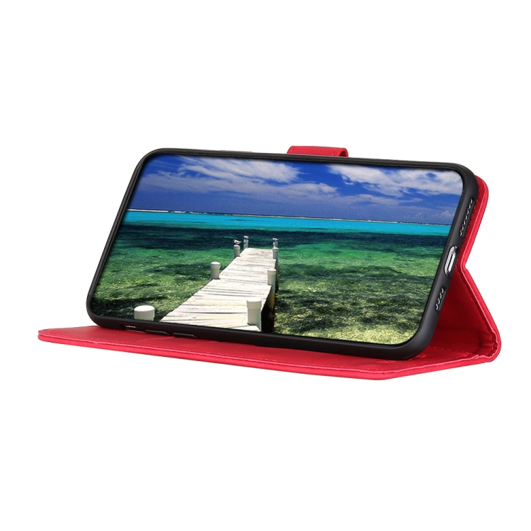 KHAZNEH KHAZNEH OnePlus 11 5G Fodral Retro Läder Röd