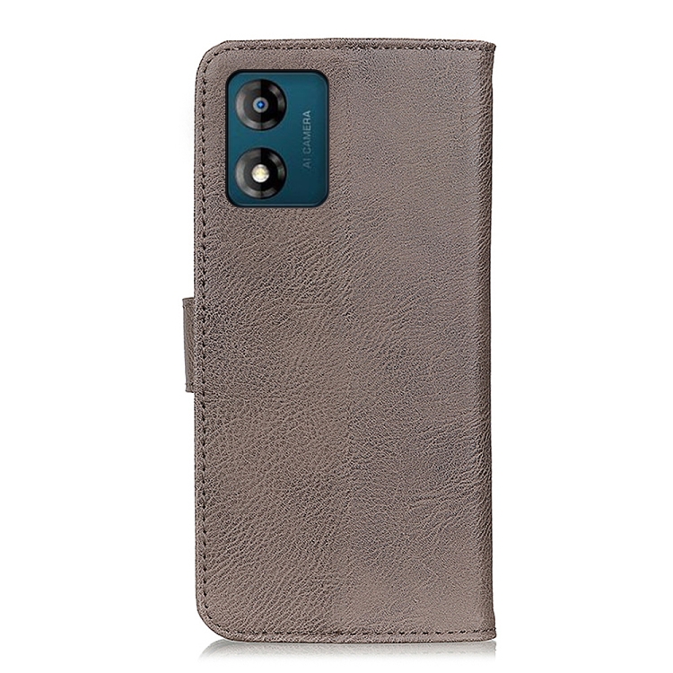 KHAZNEH KHAZNEH Motorola Moto E13 Fodral Läder Khaki
