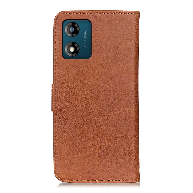 KHAZNEH KHAZNEH Motorola Moto E13 Fodral Läder Brun