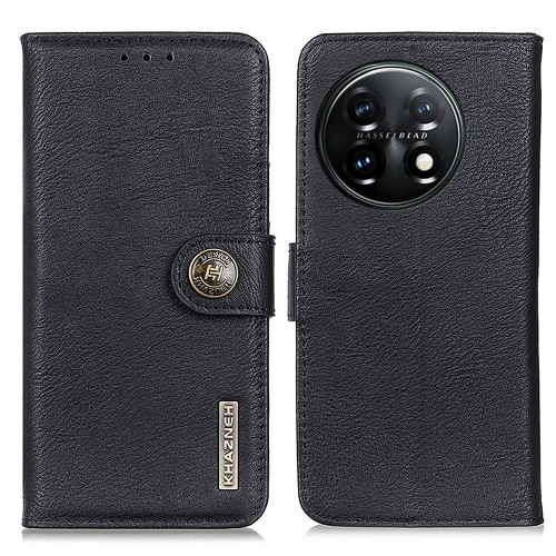 KHAZNEH KHAZNEH OnePlus 11 5G Fodral Läder Svart