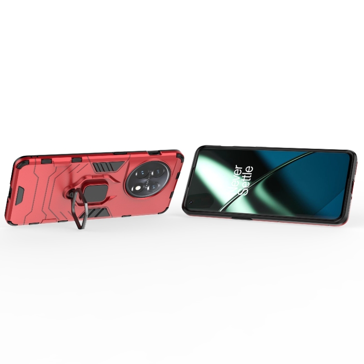  OnePlus 11 5G Skal Ring Hybrid Armor Röd