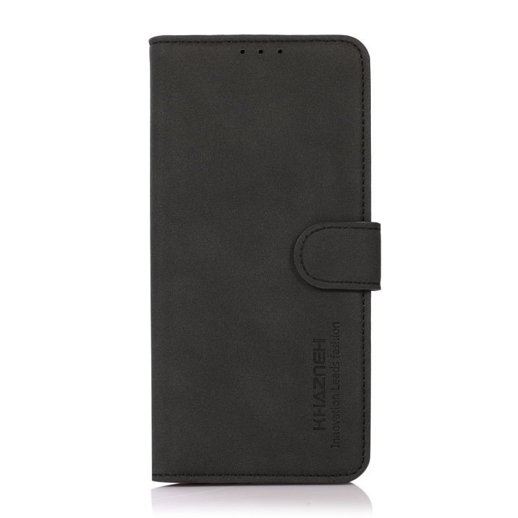 KHAZNEH KHAZNEH Motorola Moto G73 5G Fodral Matt Läder Svart