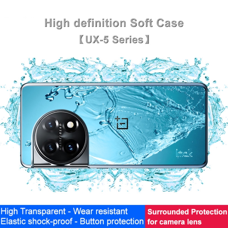 IMAK IMAK OnePlus 11 5G Skal TPU Transparent