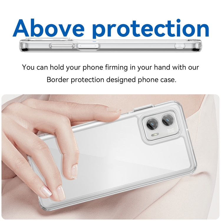  Motorola Moto G73 5G Skal Robust Hybrid Transparent