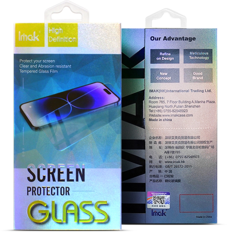 IMAK IMAK Motorola Moto G73 5G Skärmskydd Härdat Glas