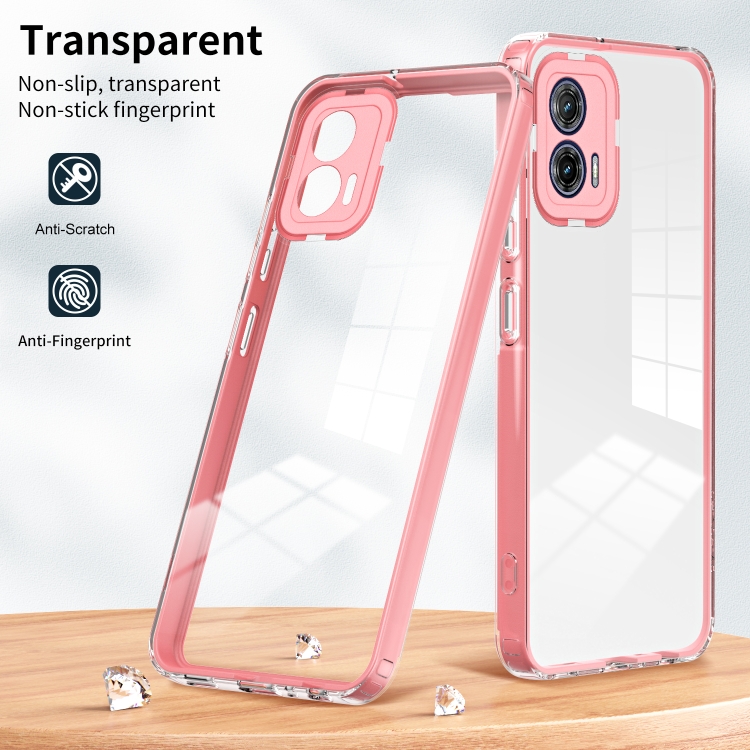  Motorola Moto G73 5G Skal Hybrid Rosa