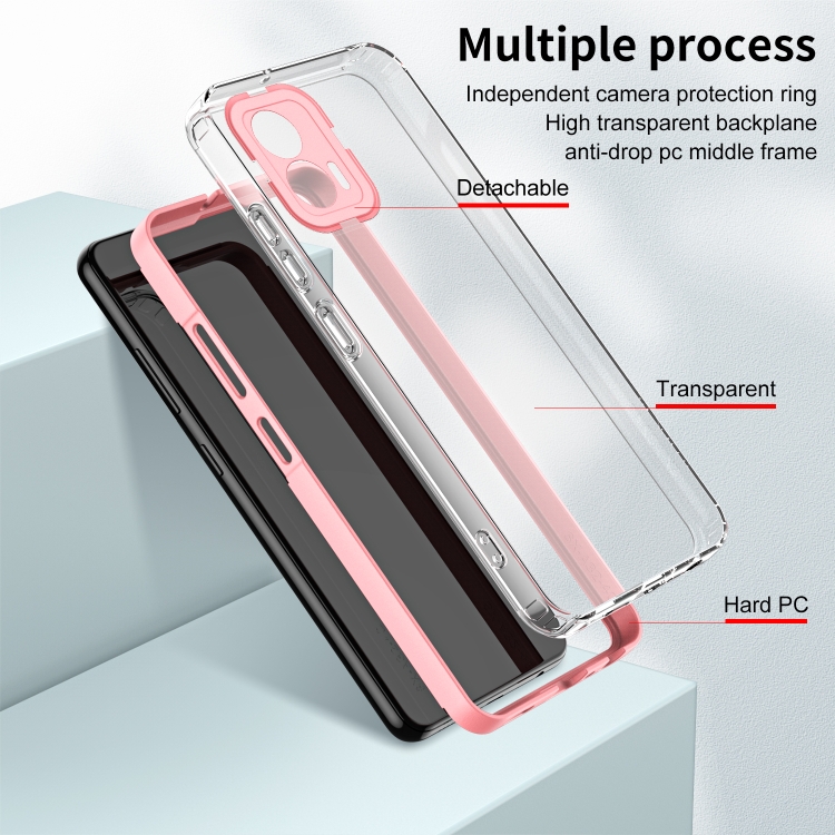  Motorola Moto G73 5G Skal Hybrid Rosa