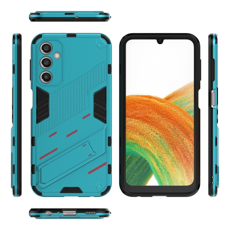  Samsung Galaxy A24 5G Skal Hybrid Kickstand Blå