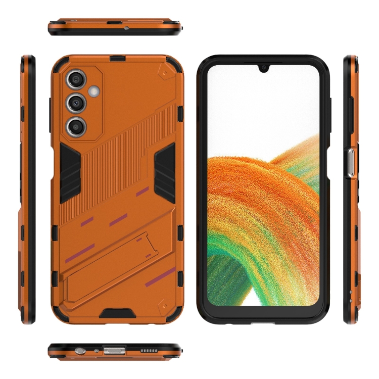  Samsung Galaxy A24 5G Skal Hybrid Kickstand Orange