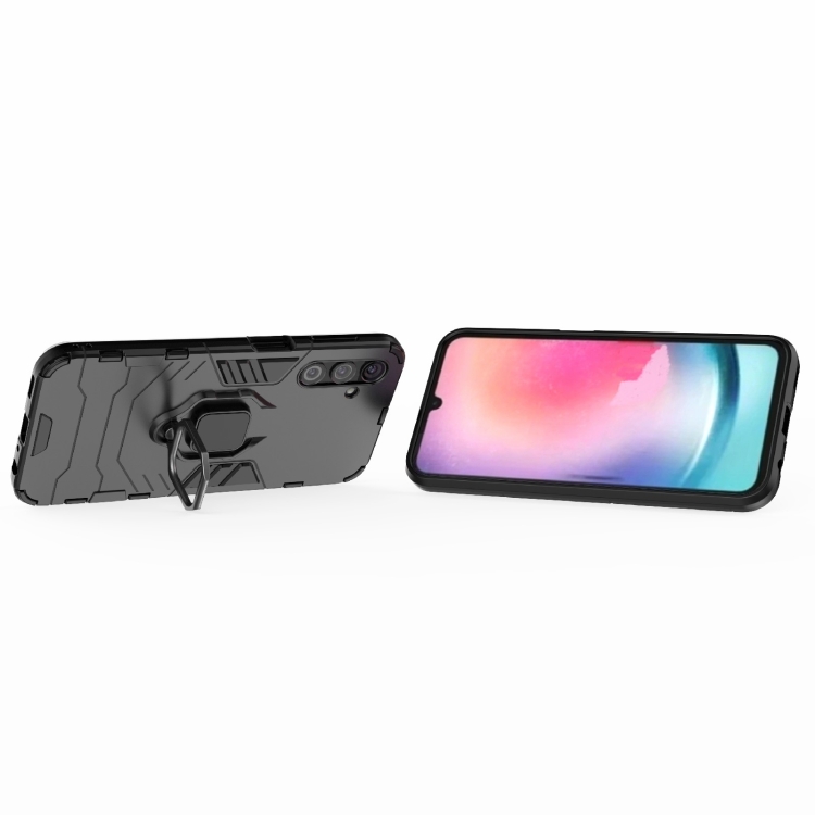  Samsung Galaxy A24 5G Skal Ring Hybrid Armor Svart
