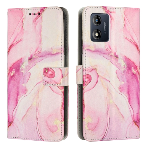  Motorola Moto E13 Fodral Marmor Roséguld