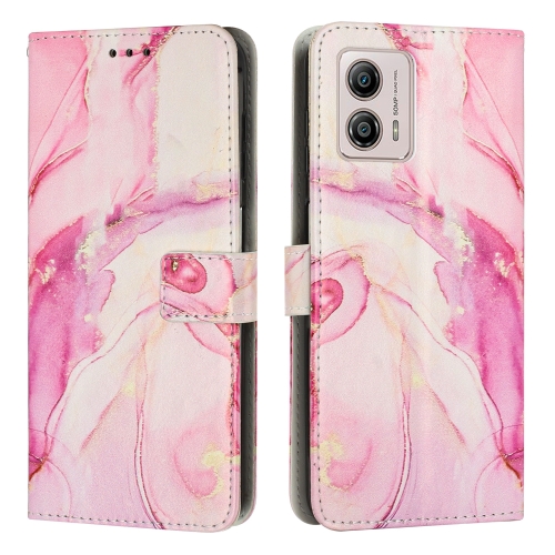  Motorola Moto G73 5G Fodral Marmor Roséguld