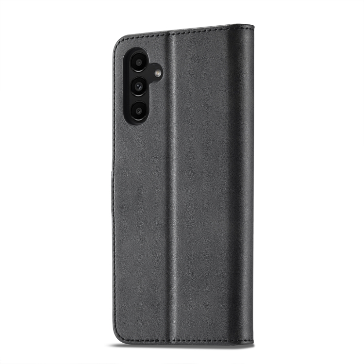 LC.IMEEKE LC.IMEEKE Samsung Galaxy A24 5G Fodral Läder Svart