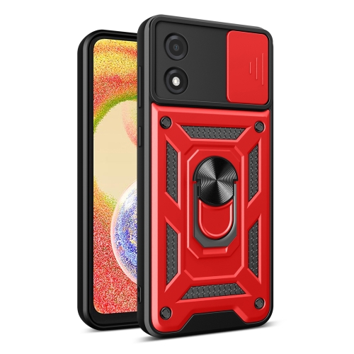  Motorola Moto E13 Skal CamShield Ring Röd