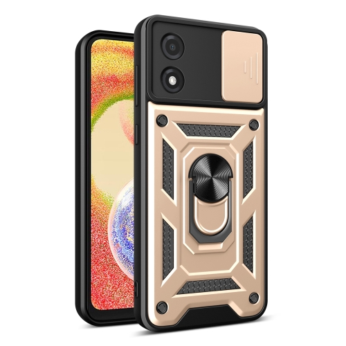  Motorola Moto E13 Skal CamShield Ring Guld