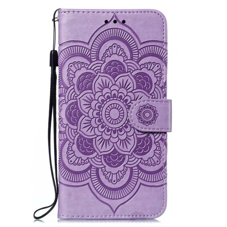  Samsung Galaxy A24 5G Fodral Mandala Läder Lila
