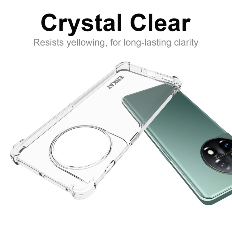 ENKAY ENKAY OnePlus 11 5G Skal Shockproof TPU Transparent