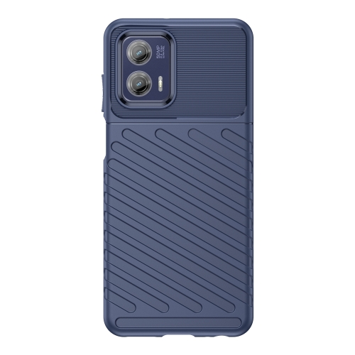  Motorola Moto G73 5G Skal Twill Textur Blå