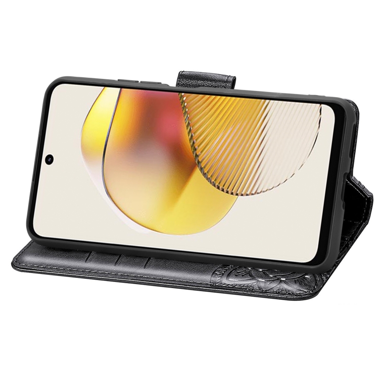  Motorola Moto G73 5G Fodral Butterfly Svart