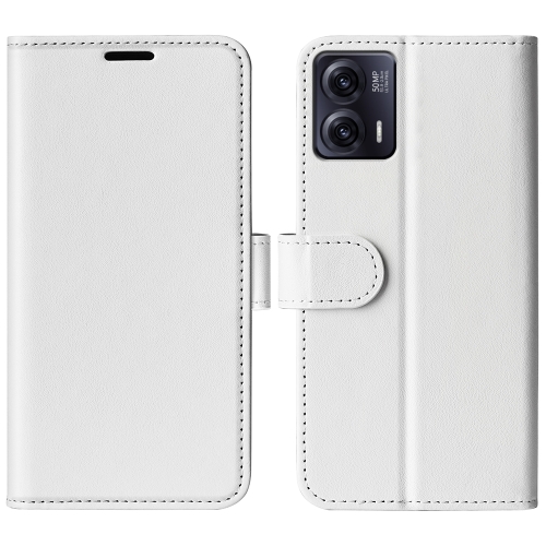  Motorola Moto G73 5G Fodral Crazy Horse Läder Vit
