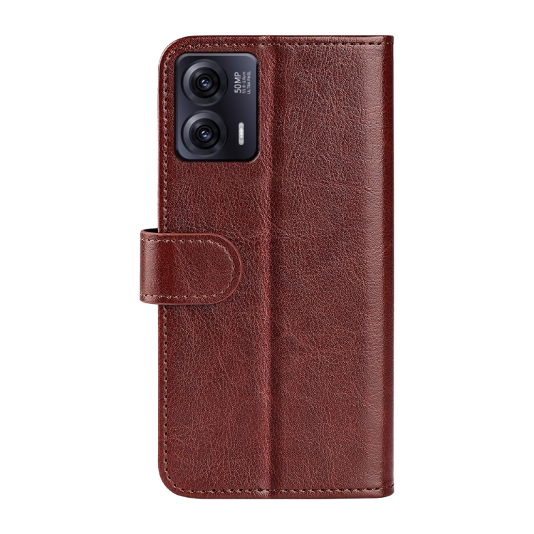  Motorola Moto G73 5G Fodral Crazy Horse Läder Brun
