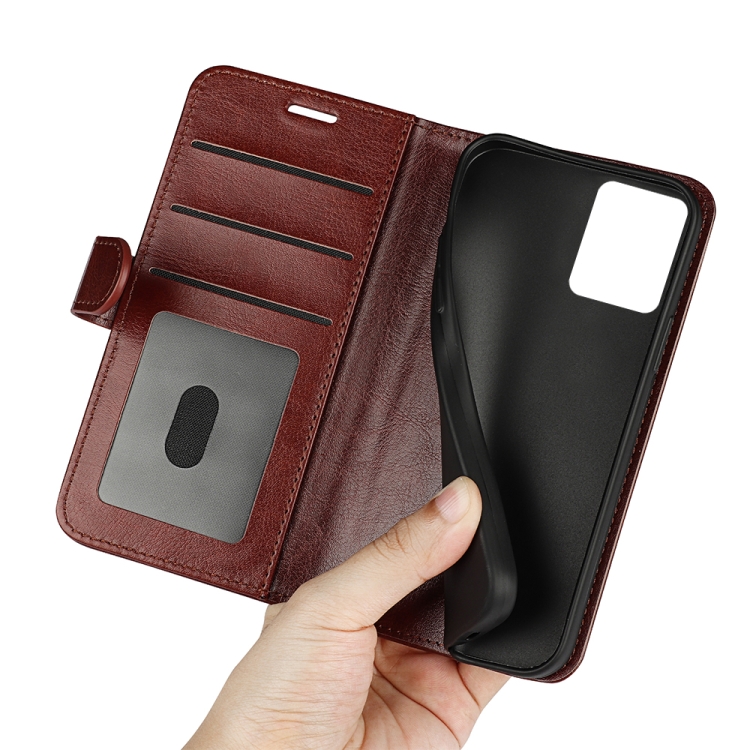 Motorola Moto G73 5G Fodral Crazy Horse Läder Brun