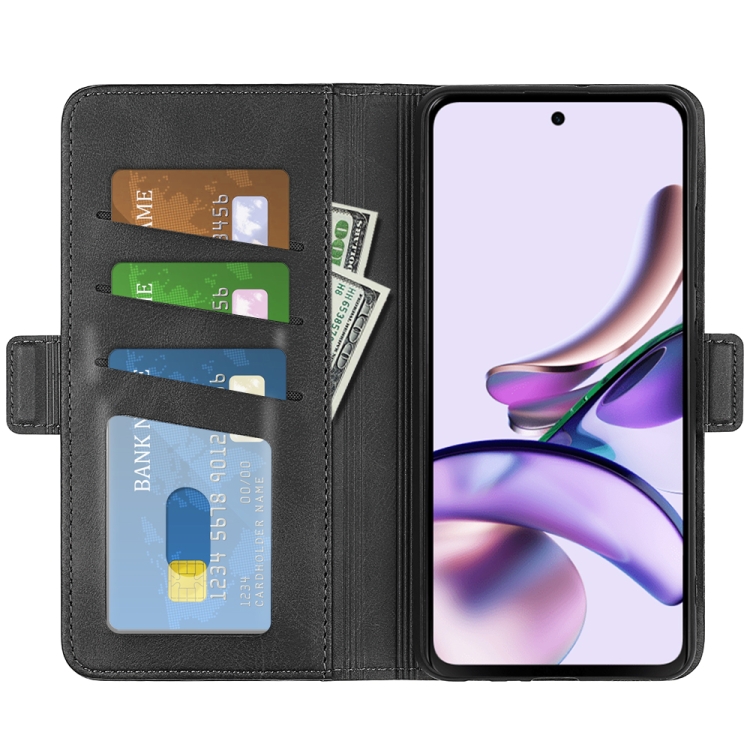  Motorola Moto E13 Fodral Magnetisk Stängning Svart