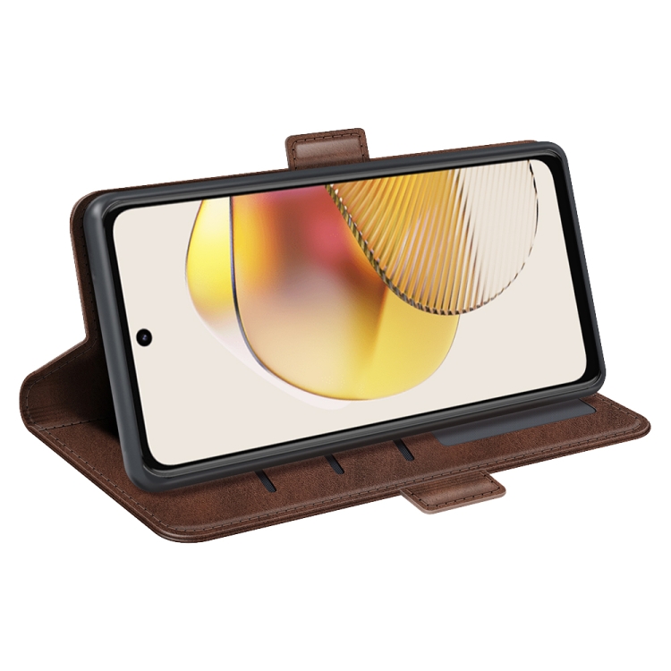  Motorola Moto G73 5G Fodral Magnetisk Stängning Brun