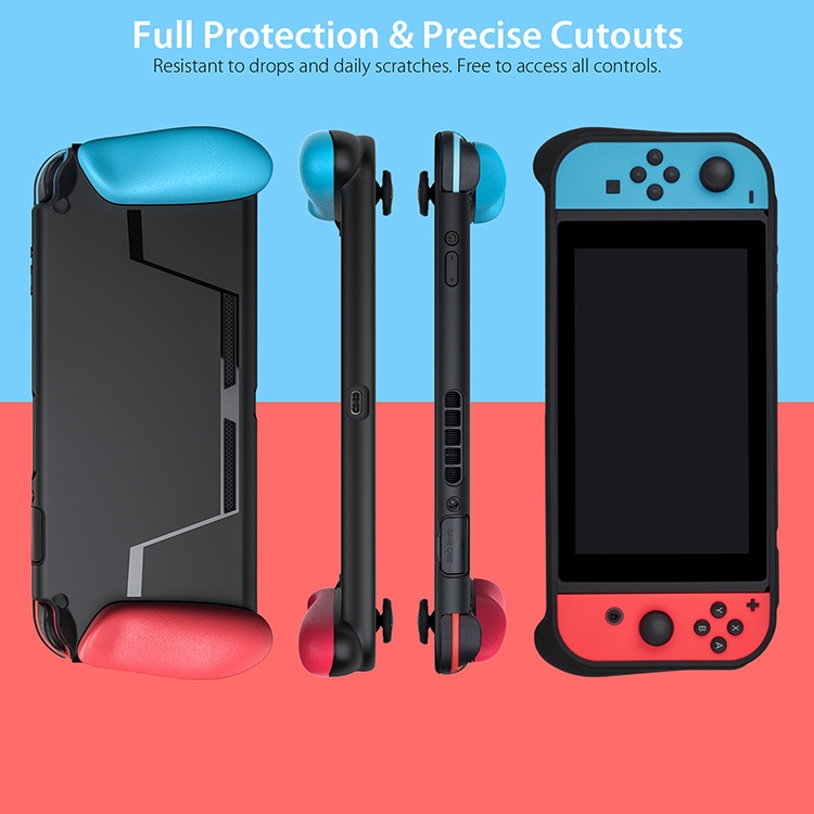  Nintendo Switch Skal Med 2 Extra Kortplatser Svart