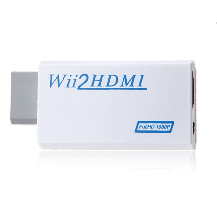  Wii till HDMI Adapter 1080p För Nintendo Wii Vit